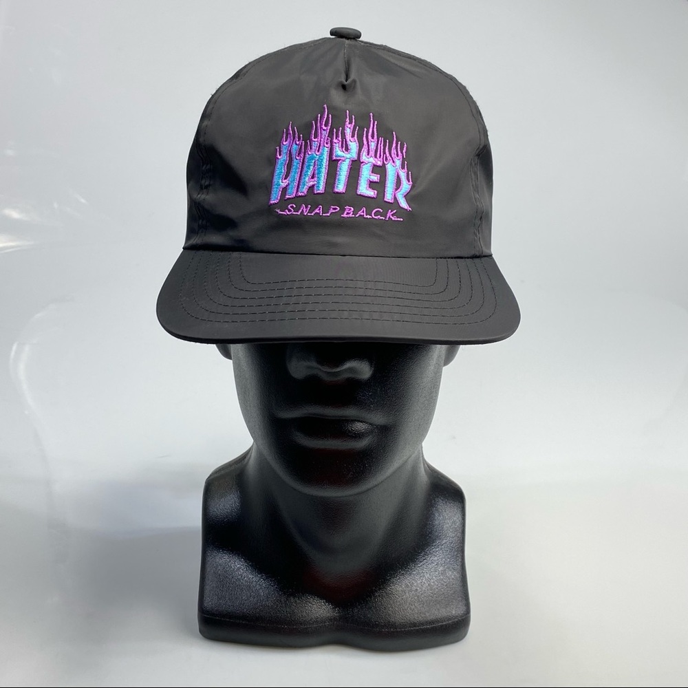 WATER PROOF HATER HAT COVER EYES HATER BLK/PURPLE